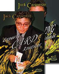 JACK CARPENTER "EXPERT CARD & GAMBLING ROUTINES" COFFRET 2 DVD
