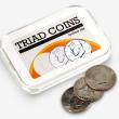 Triad Coins (US Gimmick and Online Video Instructions) by Joshua Jay and Vanishing Inc.