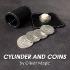 Cylinder and Coins by Oliver Magic (  Version luxe avec gimmick )